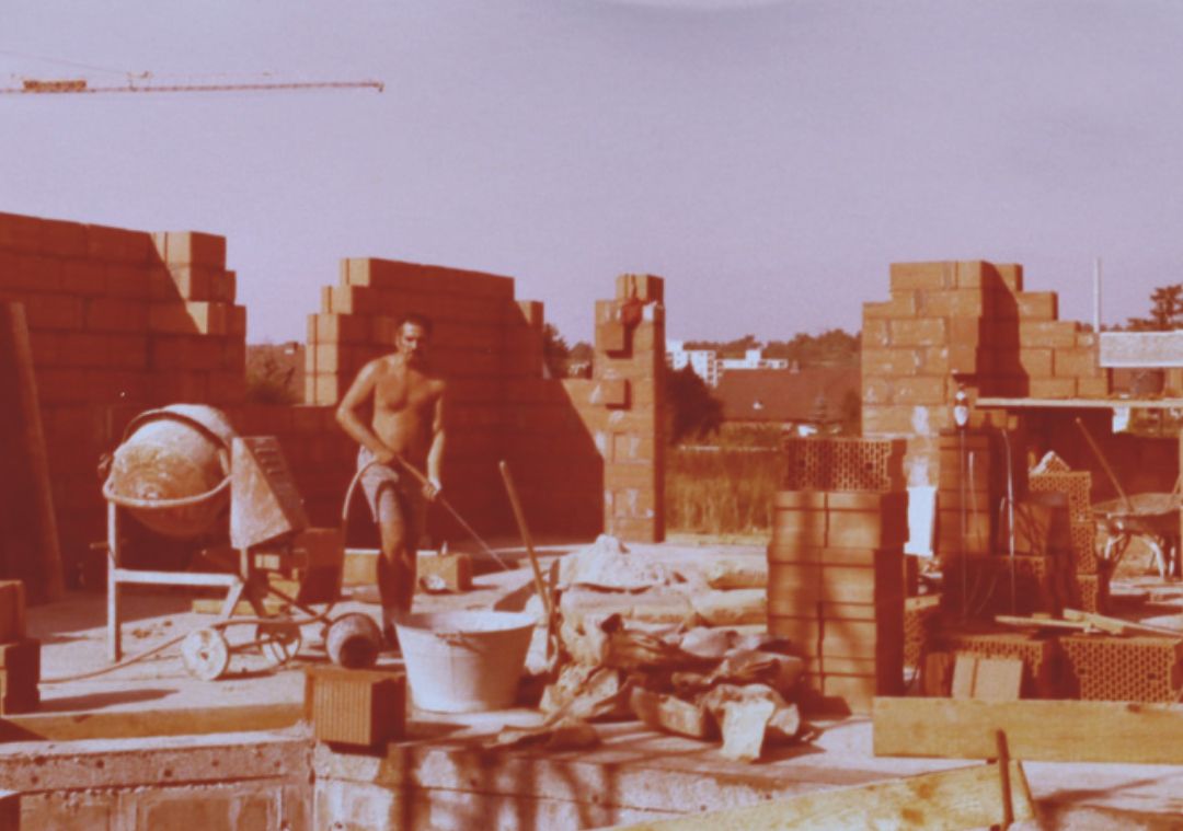1982: Baustellenalltag